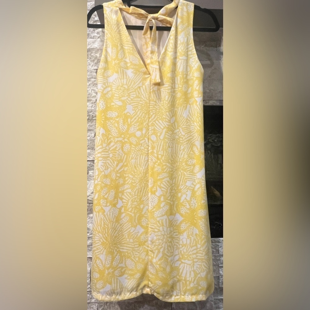 H & M yellow sleeveless dress, size 8 - Picture 6 of 8